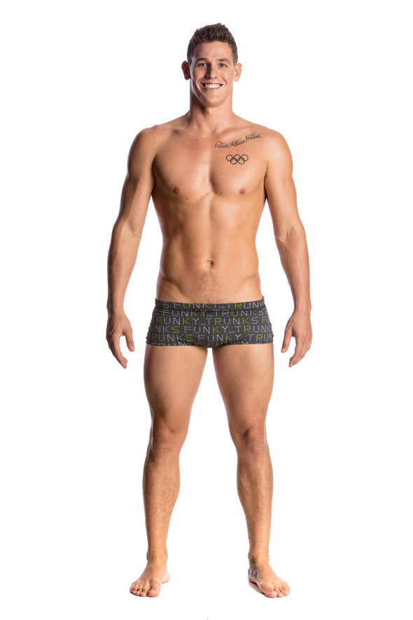 BINARY BRO | MENS PLAIN FRONT TRUNKS