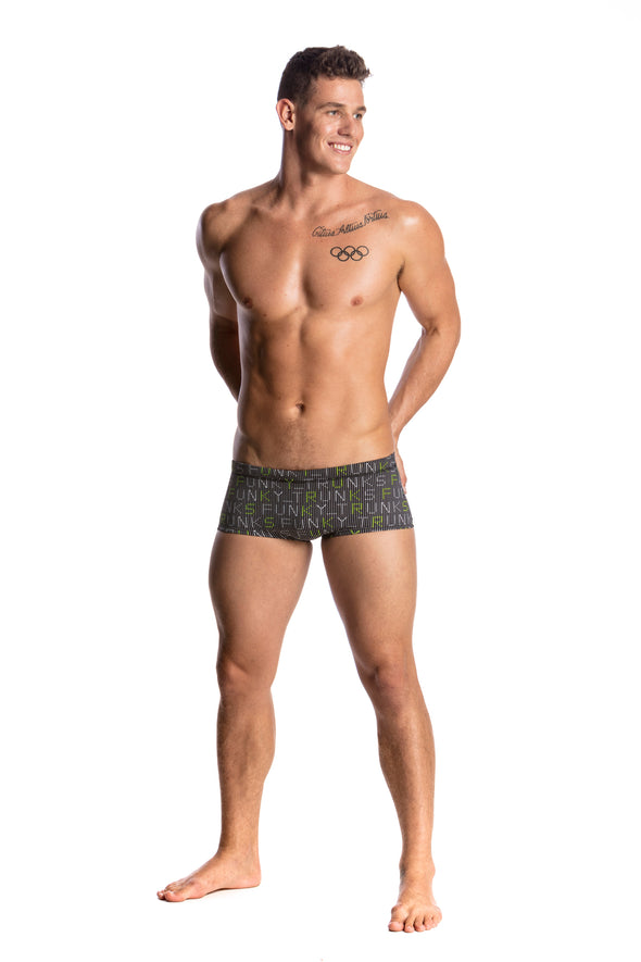 BINARY BRO | MENS PLAIN FRONT TRUNKS