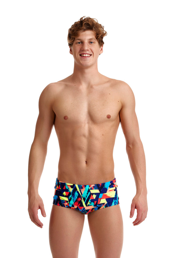 Blocked Bars | Mens Eco Classic Trunks