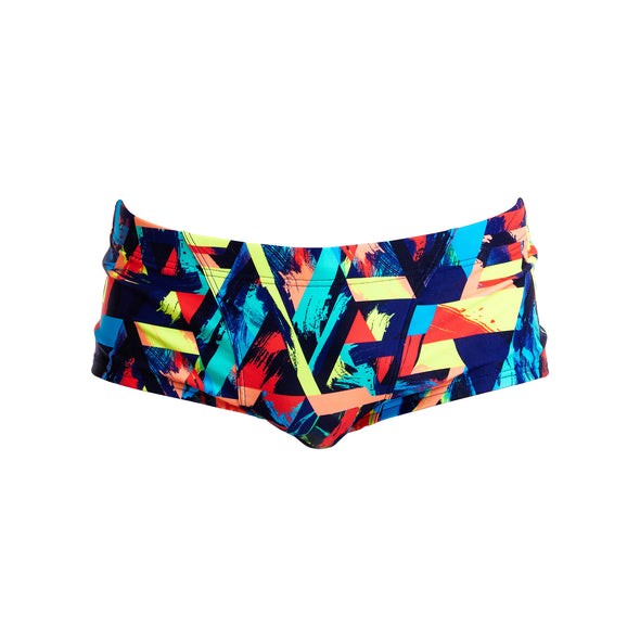 Blocked Bars | Mens Eco Classic Trunks