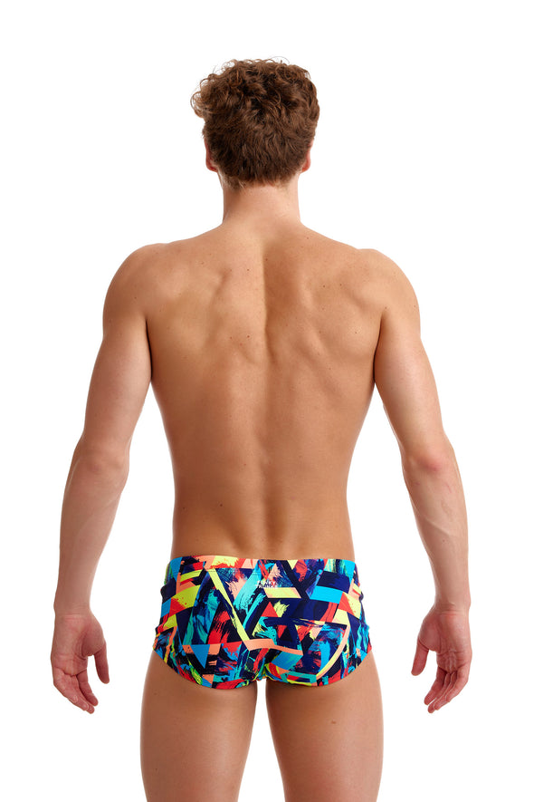 Blocked Bars | Mens Eco Classic Trunks