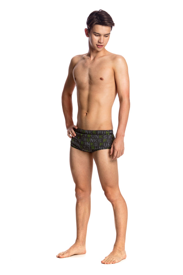 BINARY BRO | BOYS PRINTED TRUNKS