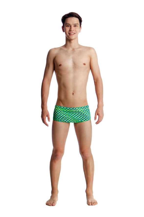 GREEN GATOR | BOYS PRINTED TRUNKS