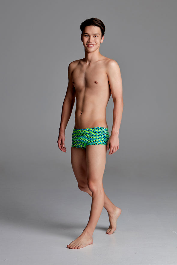 GREEN GATOR | BOYS PRINTED TRUNKS