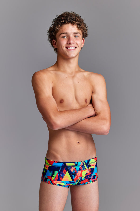 Blocked Bars | Boys Sidewinder Trunks