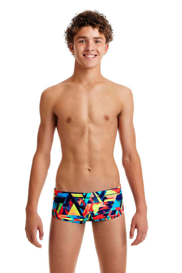 Blocked Bars | Boys Sidewinder Trunks