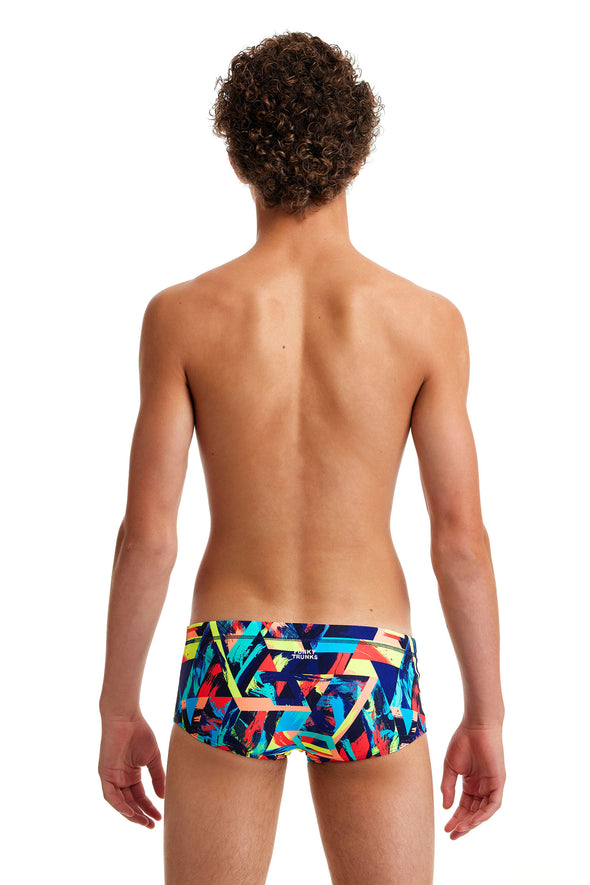 Blocked Bars | Boys Sidewinder Trunks