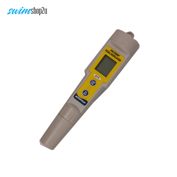 Handheld Digital Waterproof pH/Temperature Meter (Dual Display)