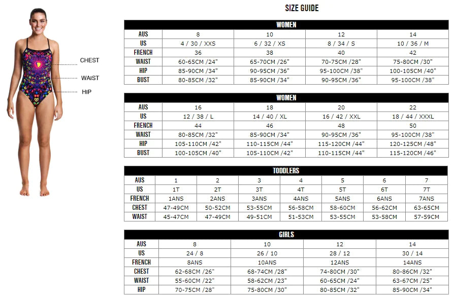 Adidas swimwear size guide new arrivals