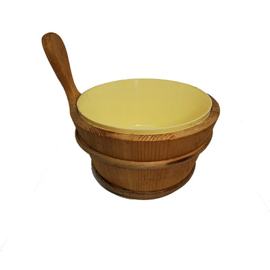 Wooden Bucket & Ladle Set | Helo Saunas