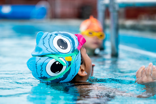 Owl | Animal-Shaped Silicone Swim Cap