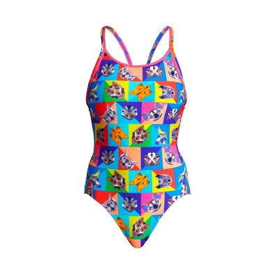 Rat Pack | Ladies Diamond Back One Piece