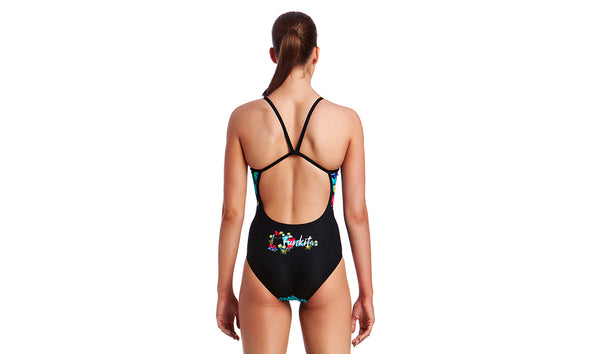 Scaredy Cat | Ladies Single Strap One Piece