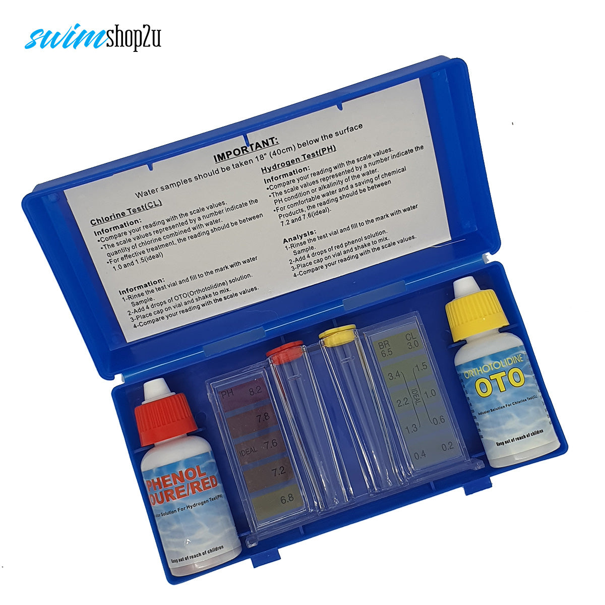 Basic PH & CL Test Kit for Swimming Pool – swimshop2u.com
